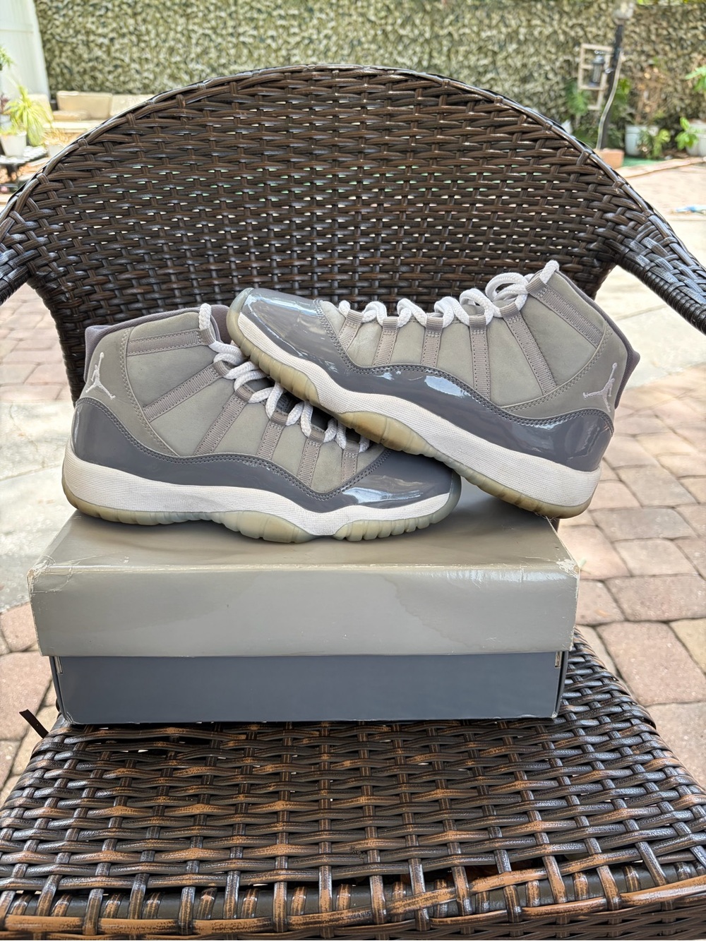 🔥Nike Air Jordan 11 Retro Cool Grey 2021 Women 8.5 GS 7Y Youth OG Box Clean🔥